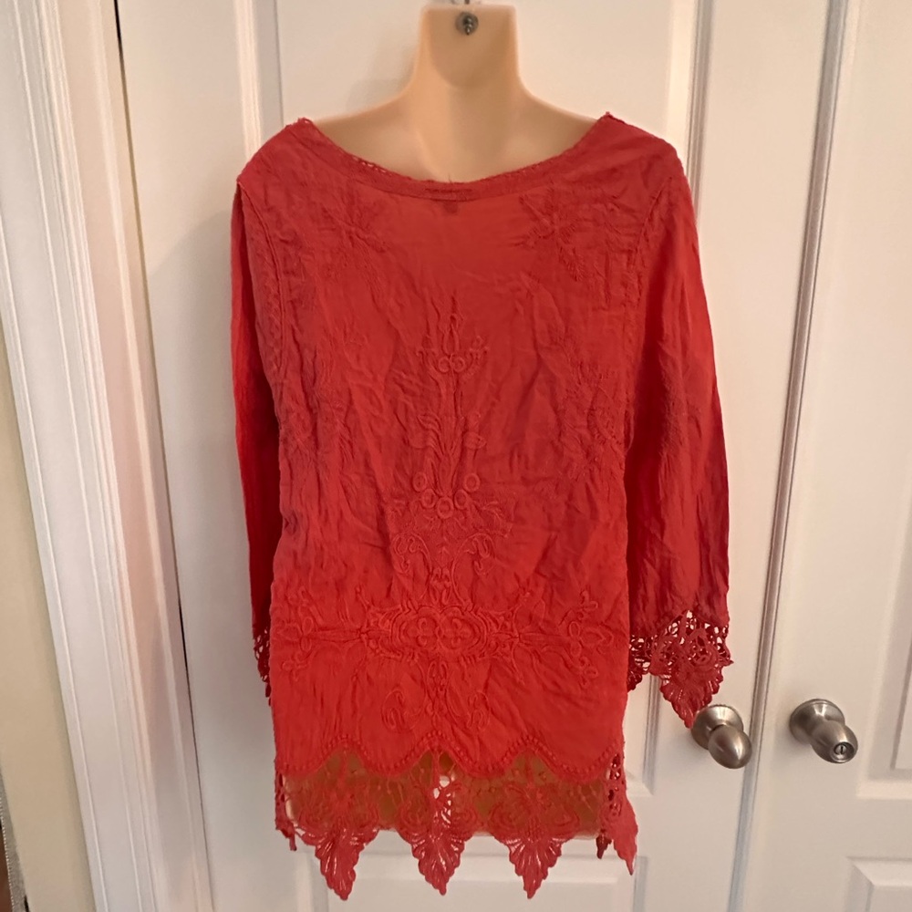 Coco + Carmen - Sz L/XL - Boho festival shirt cute - Picture 10 of 10